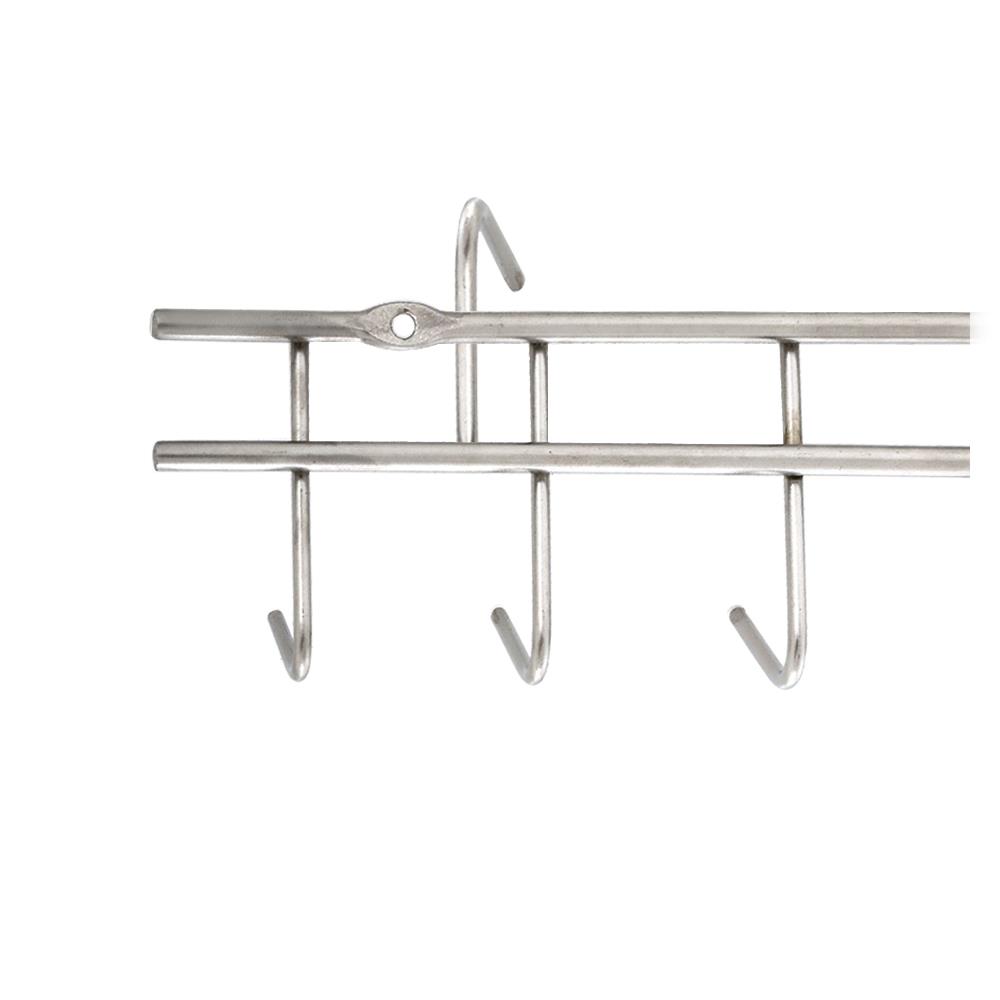 ชั้นวางอเนกประสงค์พร้อมขอสเตนเลส BRISK W33