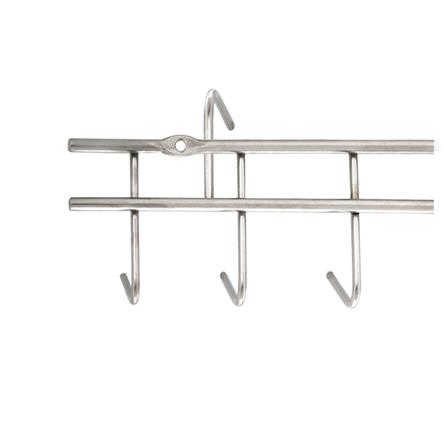 ชั้นวางอเนกประสงค์พร้อมขอสเตนเลส BRISK W33_2