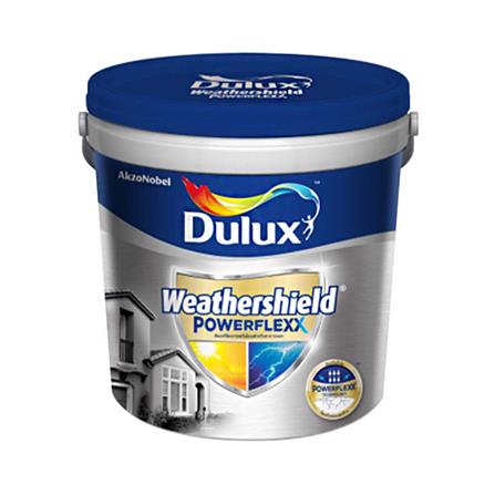 สีน้ำทาภายนอก DULUX WEATHERSHIELD POWERFLEXX BASE B สีขาว เนียน 3 ลิตร_0