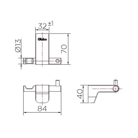 ขอแขวนผ้า GB-13-162-52 แพลตินัม_2