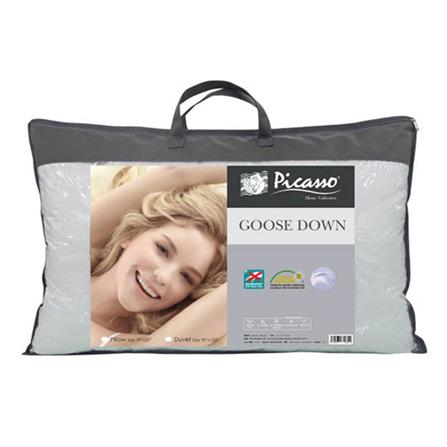 หมอนหนุน ขนห่าน PICASSO GOOSE DOWN 19x29 นิ้ว สีขาว_0