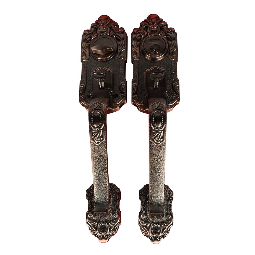 มือจับประตูใหญ่ HAFELE 489.94.303 สีทองแดงรมดำ