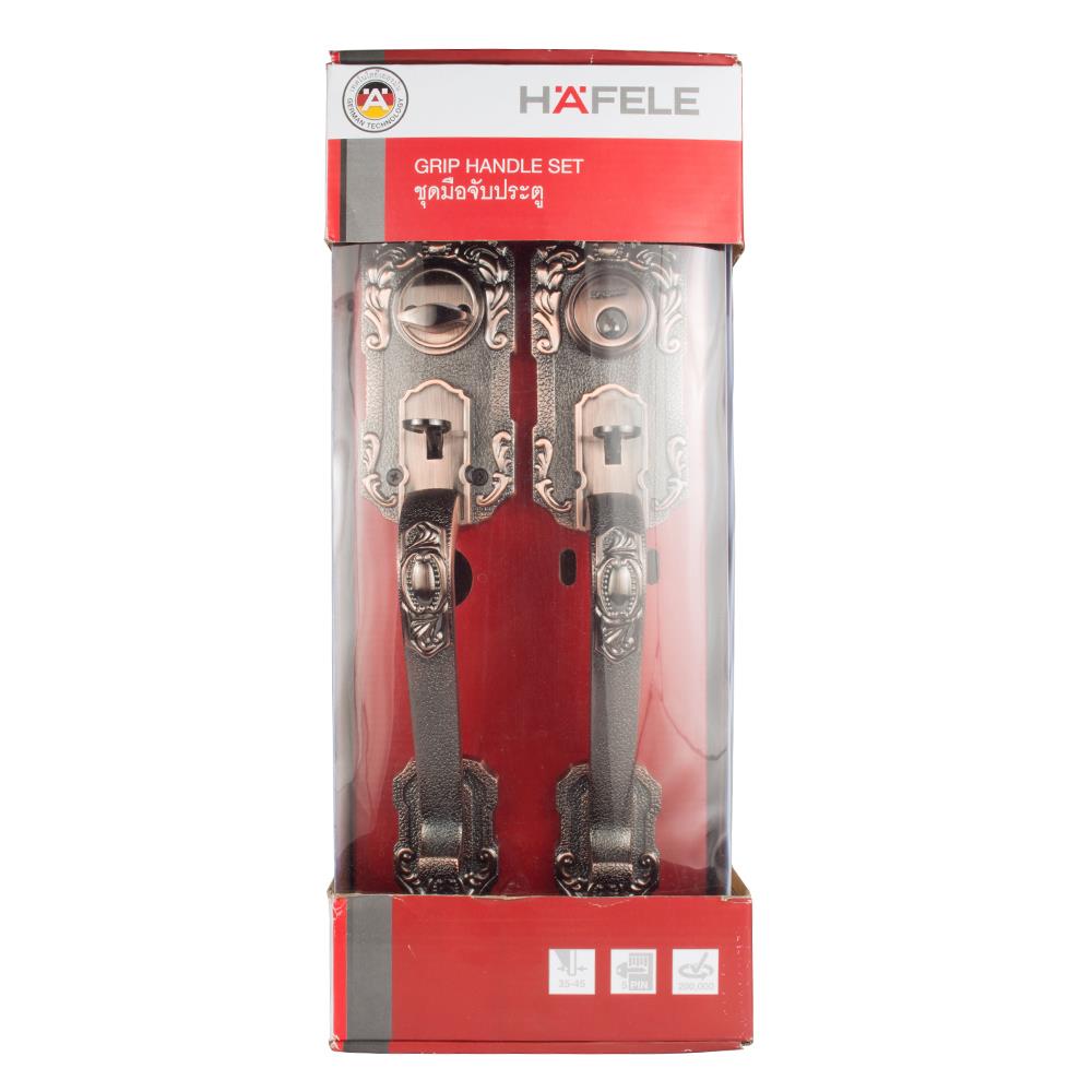 มือจับประตูใหญ่ HAFELE 489.94.303 สีทองแดงรมดำ