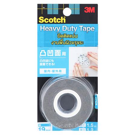 เทปโฟม 2 หน้า แรงยึดสูงภายนอก 3M 1.2 มม. x 1.5 ม._0