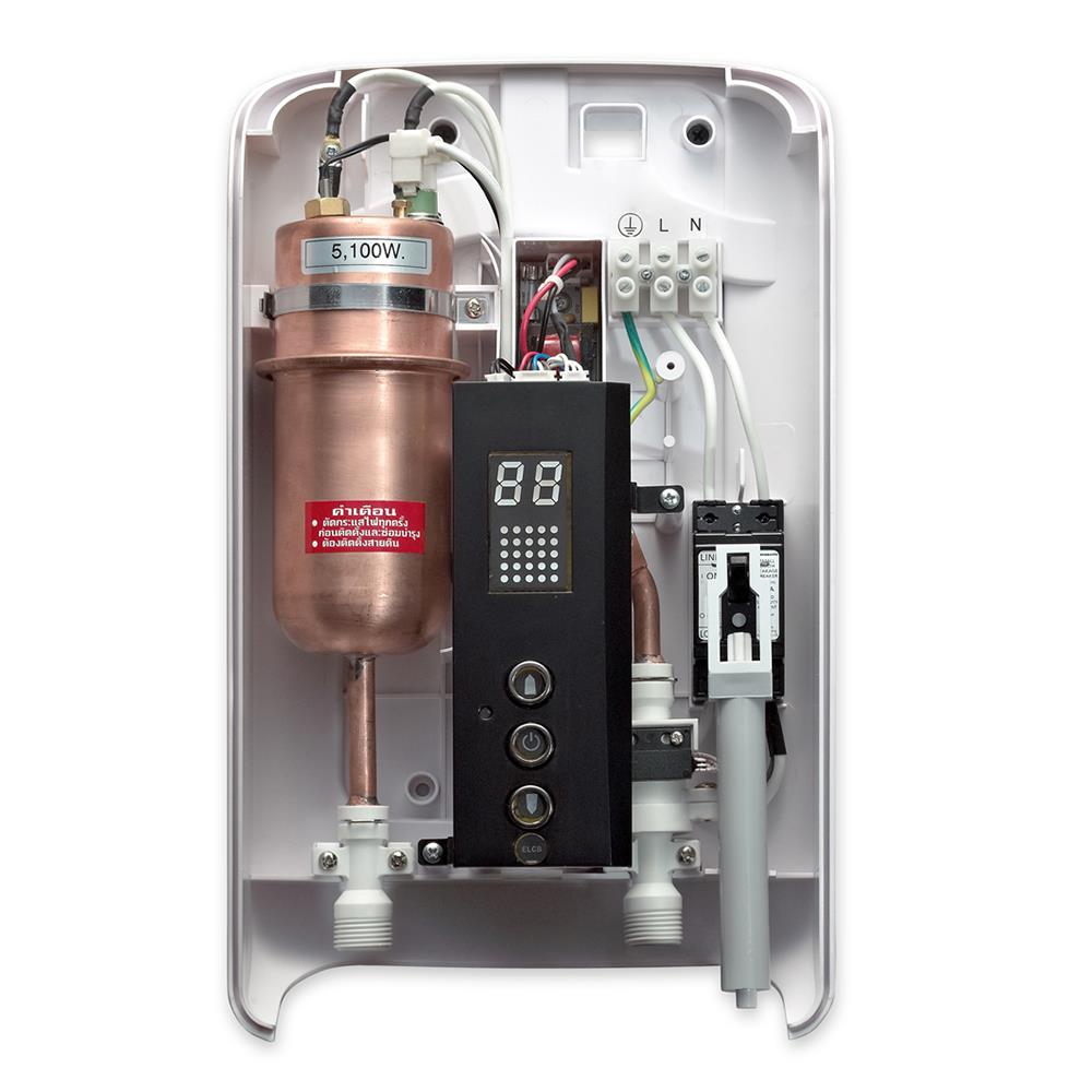 เครื่องทำน้ำอุ่น MEX CRYSTAL 5I(NE) 5100 วัตต์ สีดำ