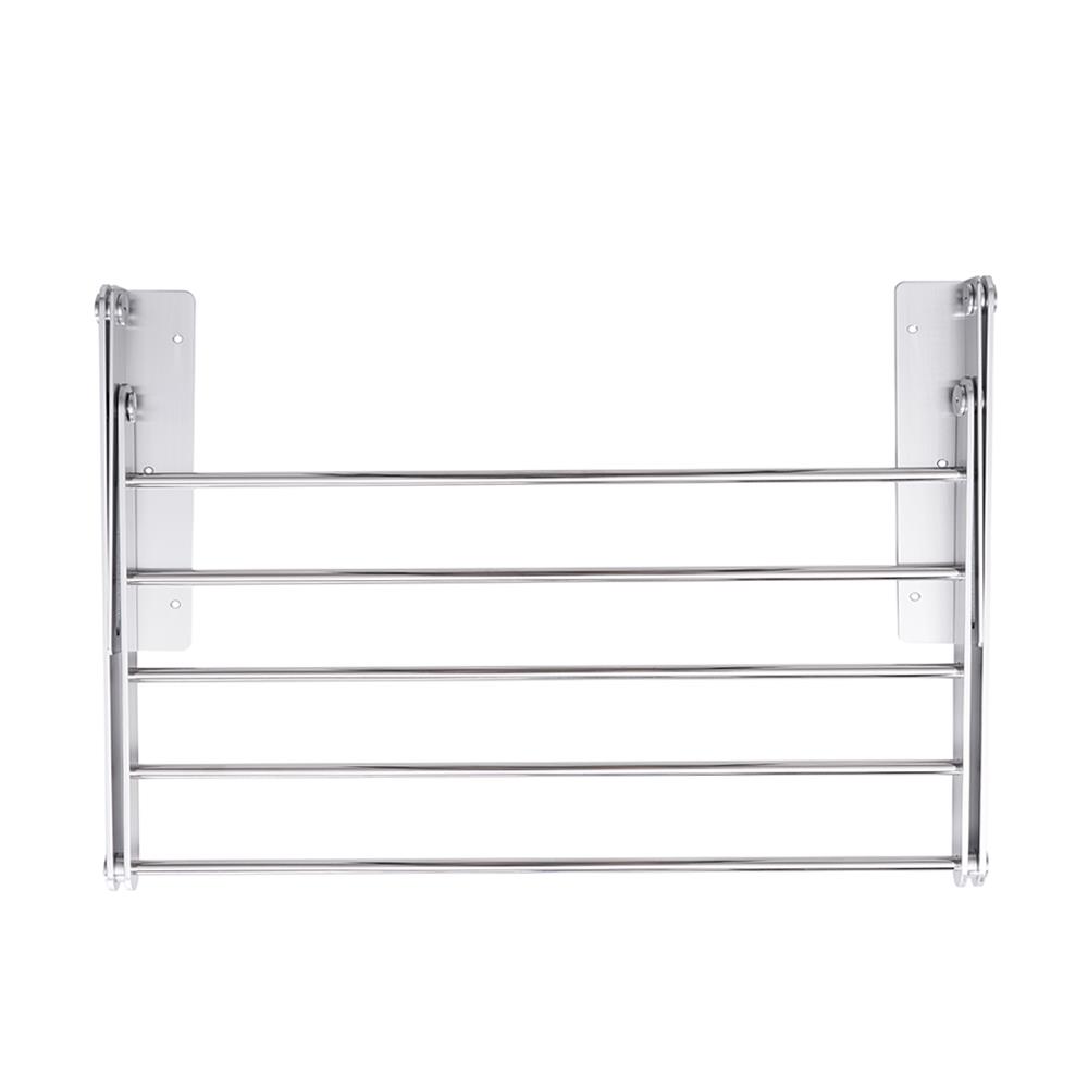 ราวติดผนังสเตนเลสพับได้ PERFECT HANG 70 ซม.