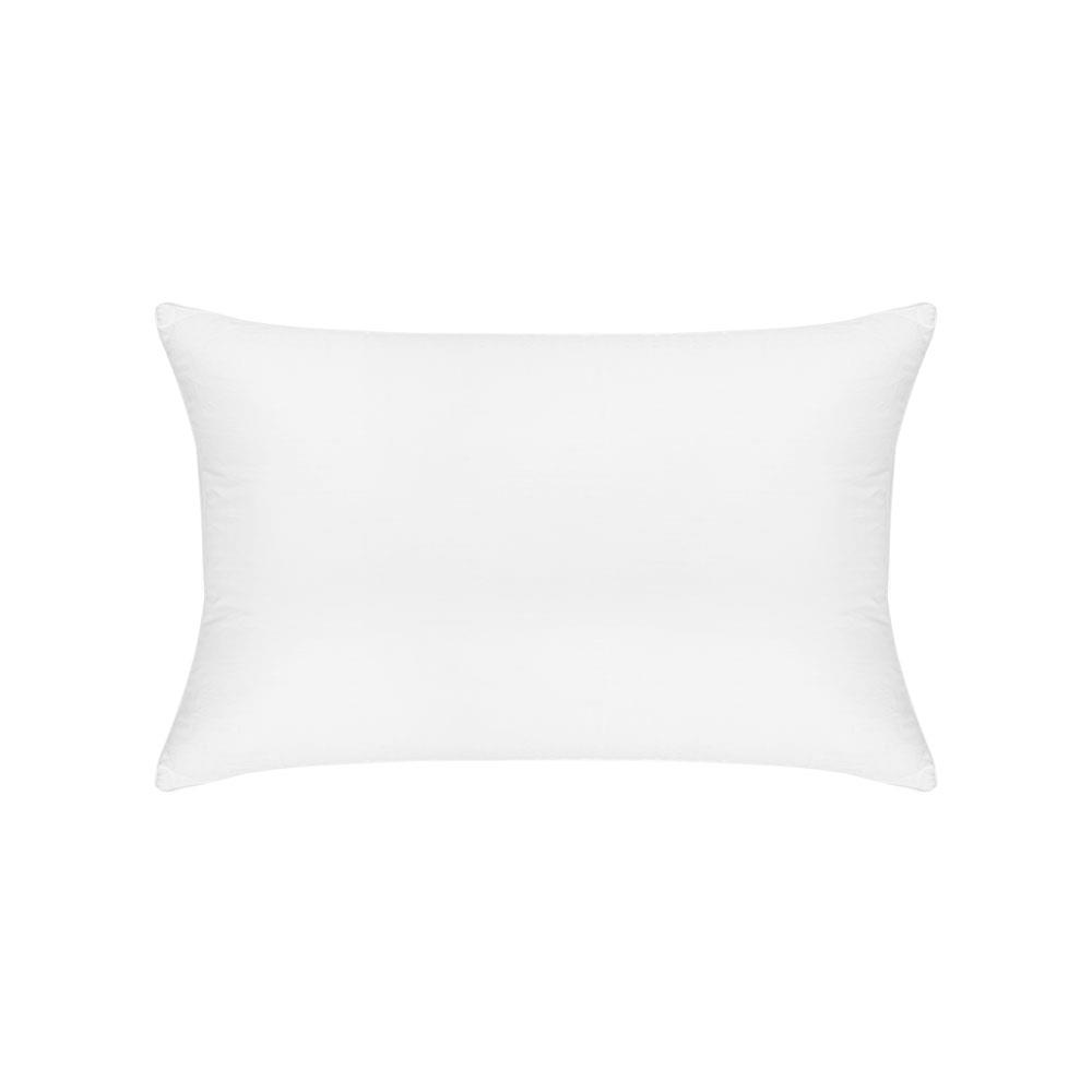 หมอนหนุน ขนห่านเทียม HOME LIVING STYLE DOWN ALTERNATIVE FIRM 18x28 นิ้ว สีขาว