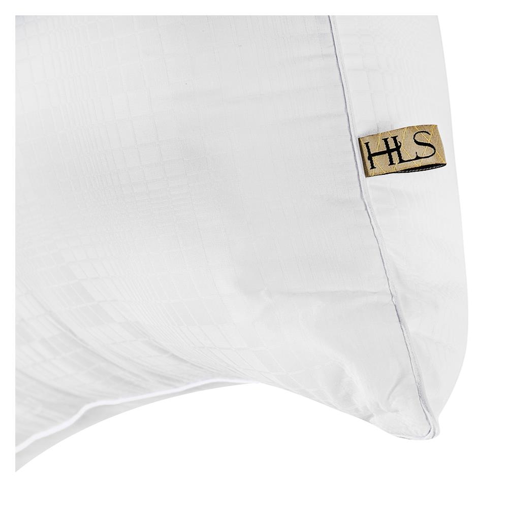 หมอนหนุน ขนห่านเทียม HOME LIVING STYLE DOWN ALTERNATIVE FIRM 18x28 นิ้ว สีขาว