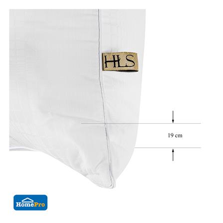 หมอนหนุน ขนห่านเทียม HOME LIVING STYLE DOWN ALTERNATIVE FIRM 18x28 นิ้ว สีขาว_8