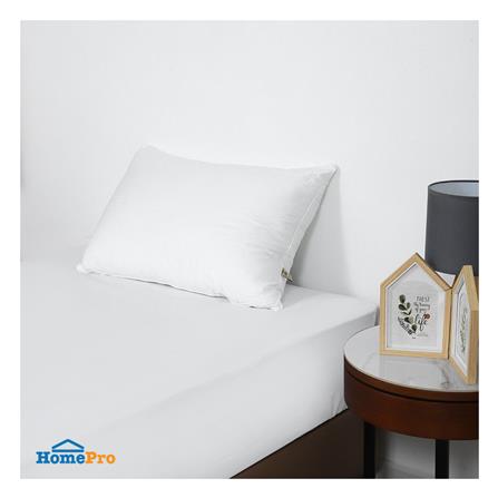 หมอนหนุน ขนห่านเทียม HOME LIVING STYLE DOWN ALTERNATIVE FIRM 18x28 นิ้ว สีขาว_5