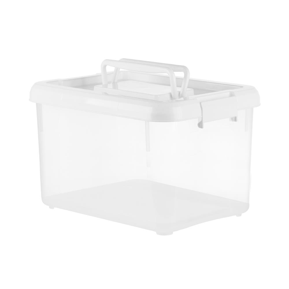 กล่องหูหิ้ว SN 555 33x26x23 ซม. สีใส