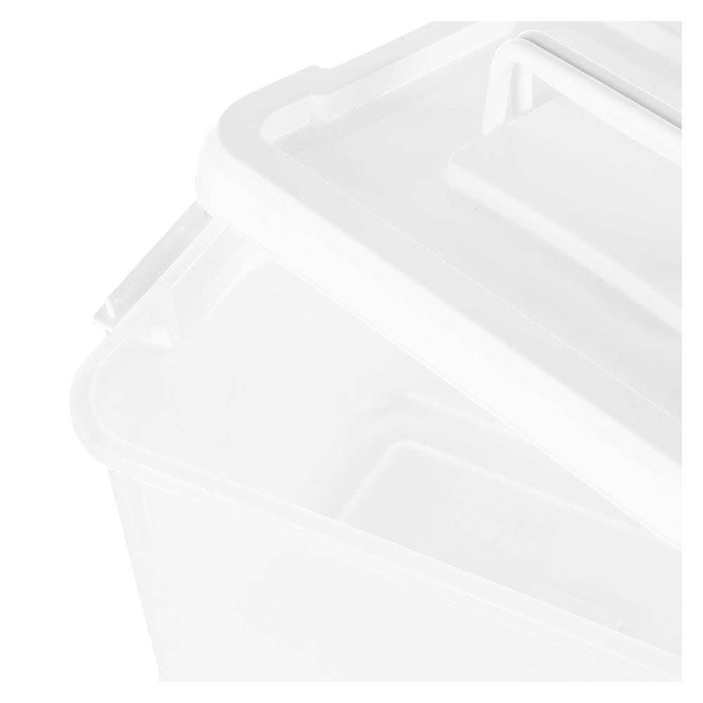 กล่องหูหิ้ว SN 555 33x26x23 ซม. สีใส