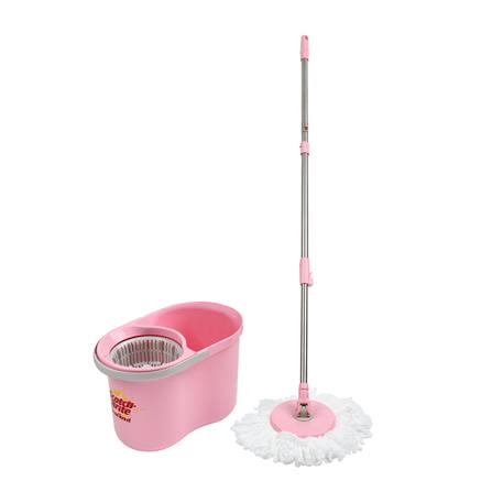 ชุดอุปกรณ์ถังปั่นพร้อมไม้ม็อบ SCOTCH-BRITE BUCKET (T4) สีชมพู_0