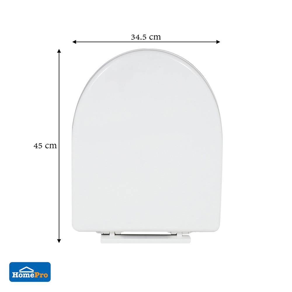 ฝารองนั่งพลาสติก MOYA OF-9301 สีขาว