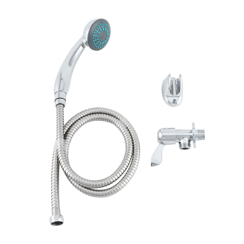 ชุดฝักบัวสายอ่อน 1 ระดับ HOEN รุ่น H-6001 สีโครม