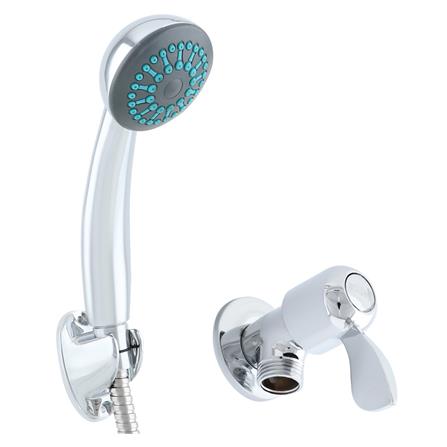 ชุดฝักบัวสายอ่อน 1 ระดับ HOEN รุ่น H-6001 สีโครม_0