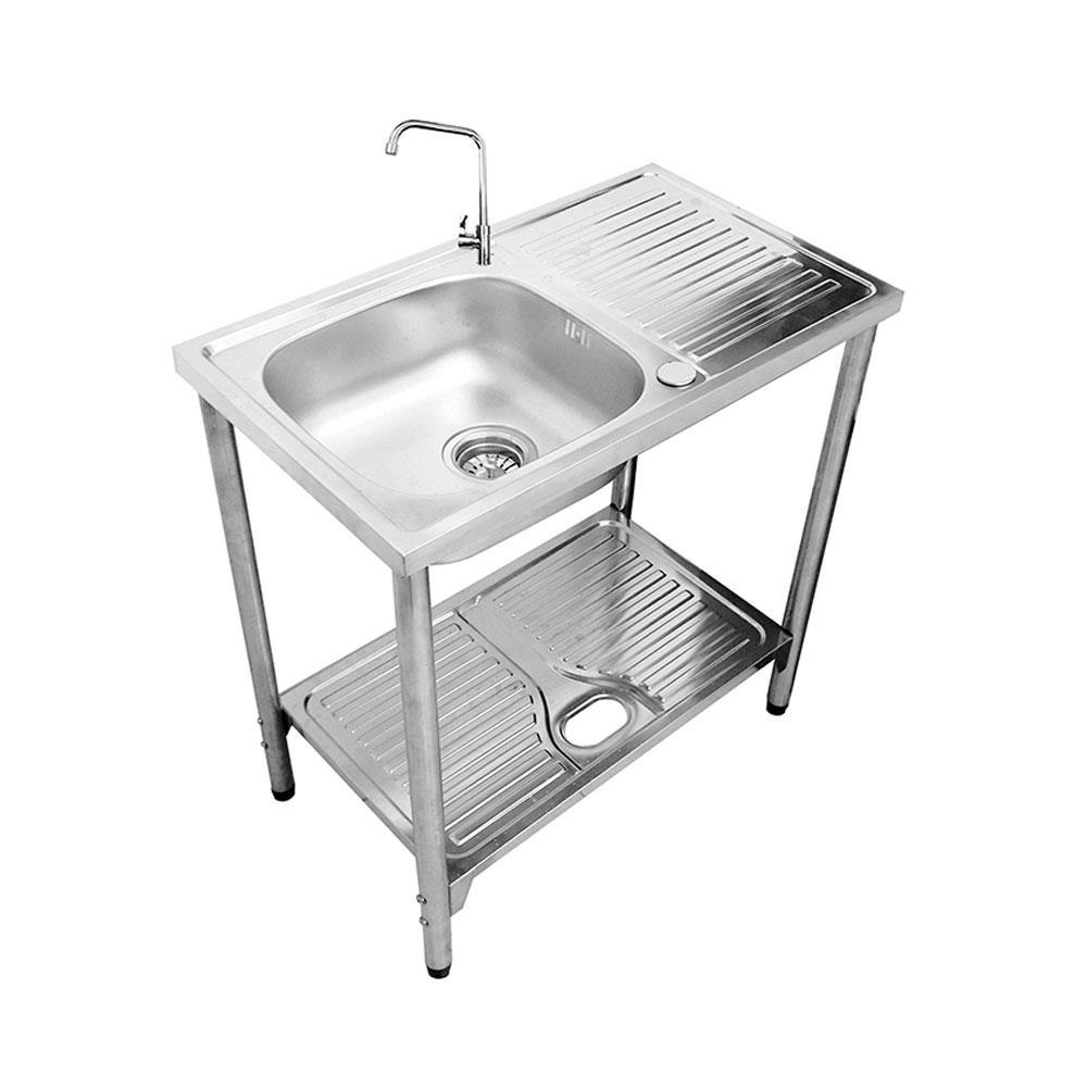 ซิงค์ขาตั้ง 1หลุม 1ที่พัก TECNOPLUS TT 075