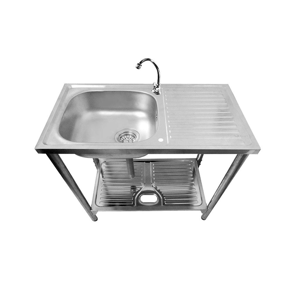 ซิงค์ขาตั้ง 1หลุม 1ที่พัก TECNOPLUS TT 075