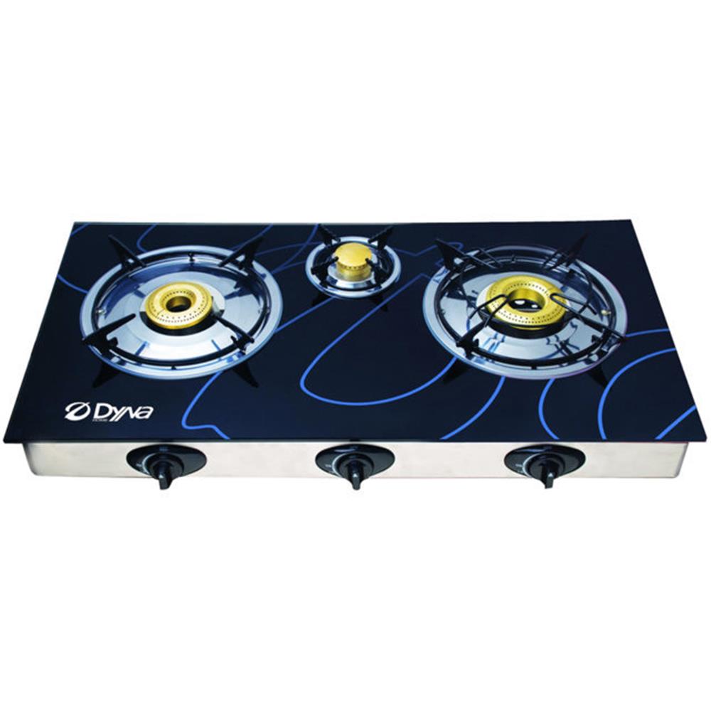 เตาแก๊สตั้งโต๊ะ 3 หัวแก๊ส DYNA HOME DF-8734