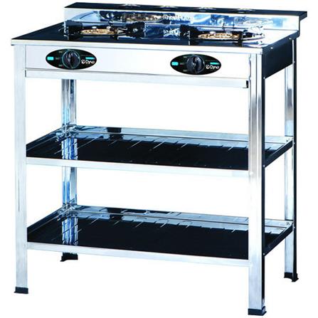 เตาแก๊สตั้งพื้น 2 หัวแก๊ส DYNA HOME LK-222_0