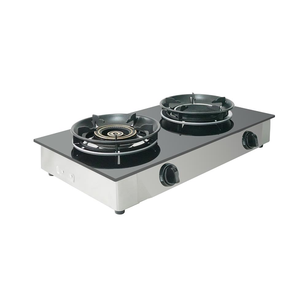 เตาแก๊สตั้งโต๊ะ 2 หัวแก๊ส DYNA HOME DF-7238-IF