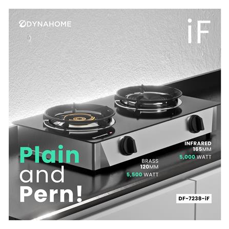 เตาแก๊สตั้งโต๊ะ 2 หัวแก๊ส DYNA HOME DF-7238-IF_6