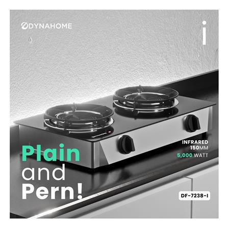 เตาแก๊สตั้งโต๊ะ 2 หัวแก๊ส DYNA HOME DF-7238-I_3