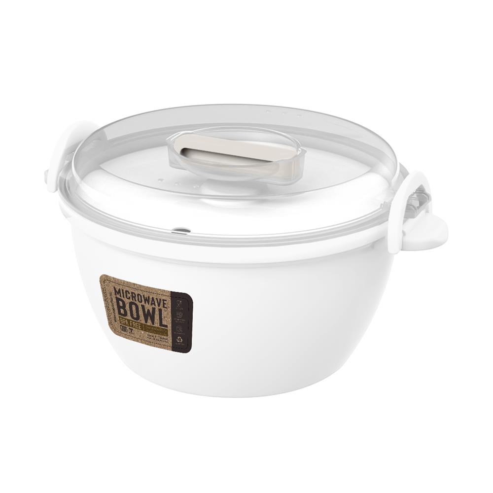 กล่องอาหารไมโครเวฟกลม DOUBLE LOCK 1640 1.6 ลิตร