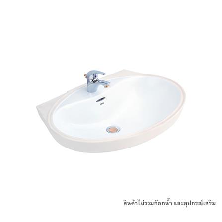 อ่างล้างหน้าฝังใต้เคาน์เตอร์ COTTO C016 สีขาว_0