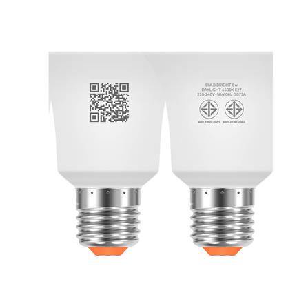 หลอด LED LAMPTAN A60 BRIGHT 8 วัตต์ DAYLIGHT E27_4