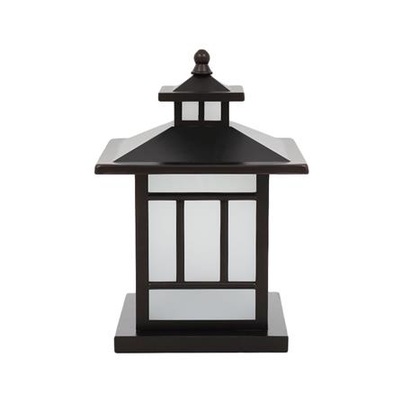 โคมไฟหัวเสา 1122/250 CARINI MT/GS CT สีน้ำตาลรมดำ_1