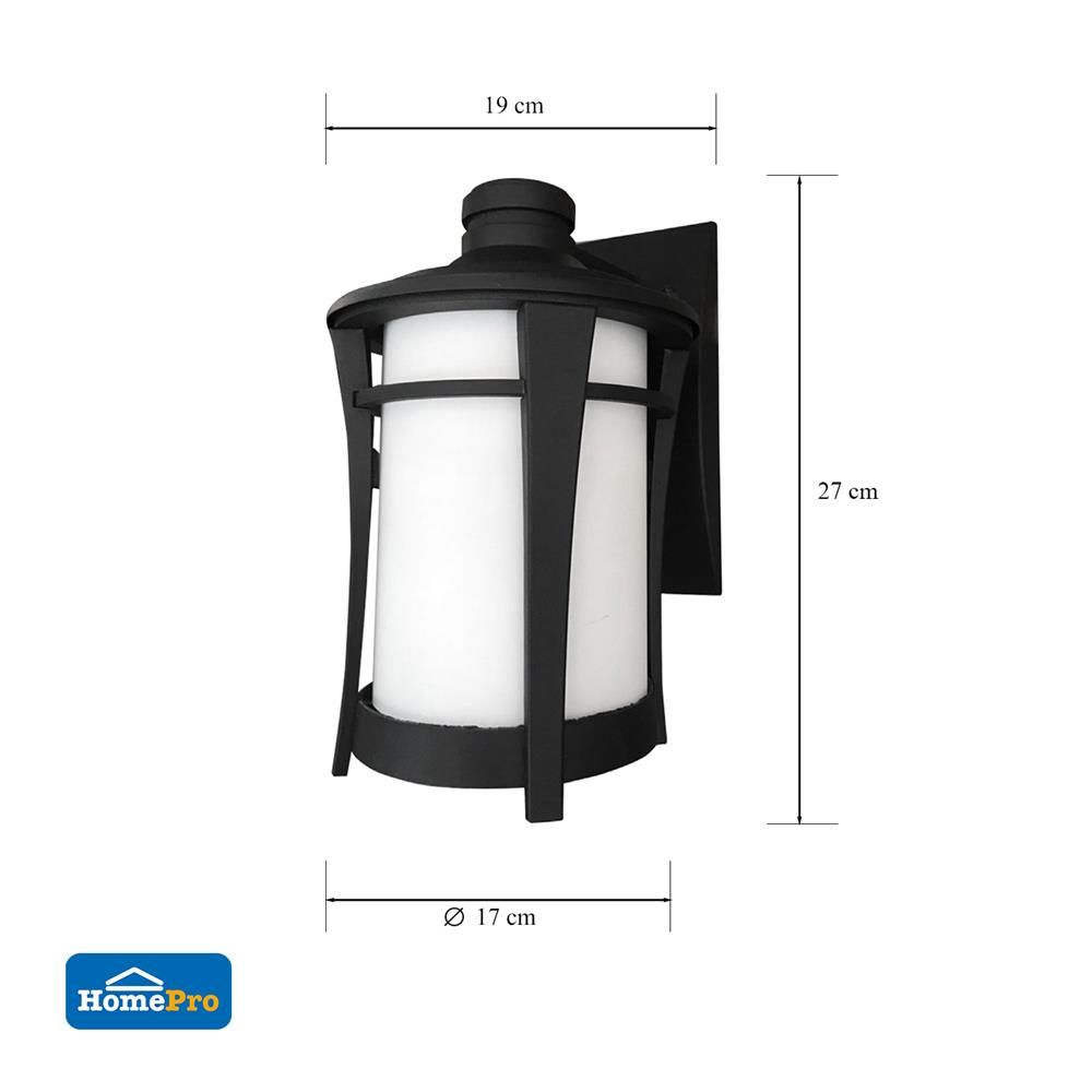 ไฟกิ่งภายนอก CARINI 1103W สีดำ