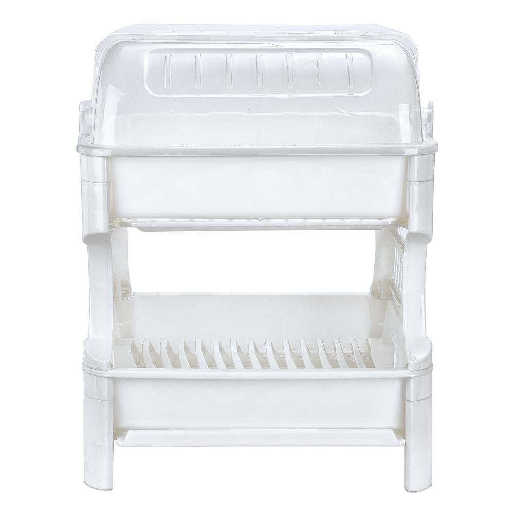 ชั้นคว่ำจานพลาสติก 2 ชั้นพร้อมฝาครอบ PICNIC WARE 3838