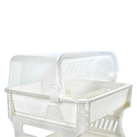 ชั้นคว่ำจานพลาสติก 2 ชั้นพร้อมฝาครอบ PICNIC WARE 3838_3