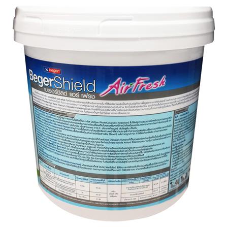 สีน้ำทาภายใน ชนิดกึ่งเงา BEGERSHIELD AIR FRESH BASE B 2.5 แกลลอน_2