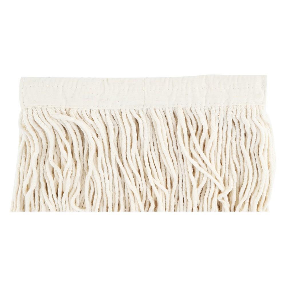 ผ้าม็อบคอตตอน BE MAN POWER 12 นิ้ว สีขาว