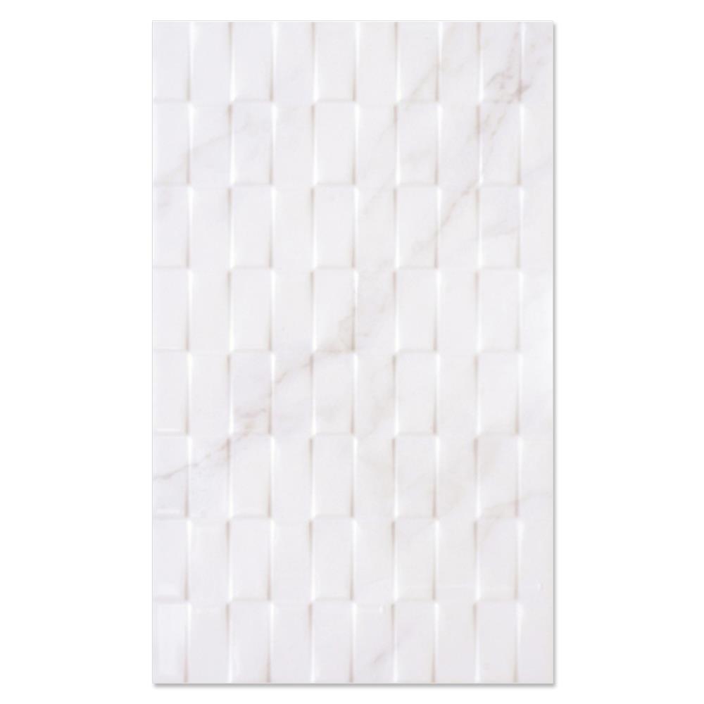 กระเบื้องผนัง 10x16 นิ้ว COTTO โรมทวีล ขาว PM 1 ตร.ม.