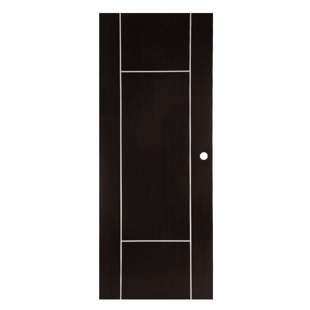 ประตูภายใน AZLE MD1 80X200 ซม. สีโอ๊ค เจาะลูกบิด