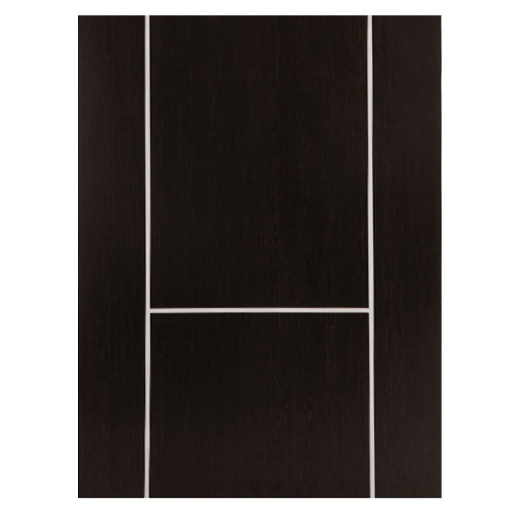 ประตูภายใน AZLE MD1 80X200 ซม. สีโอ๊ค เจาะลูกบิด