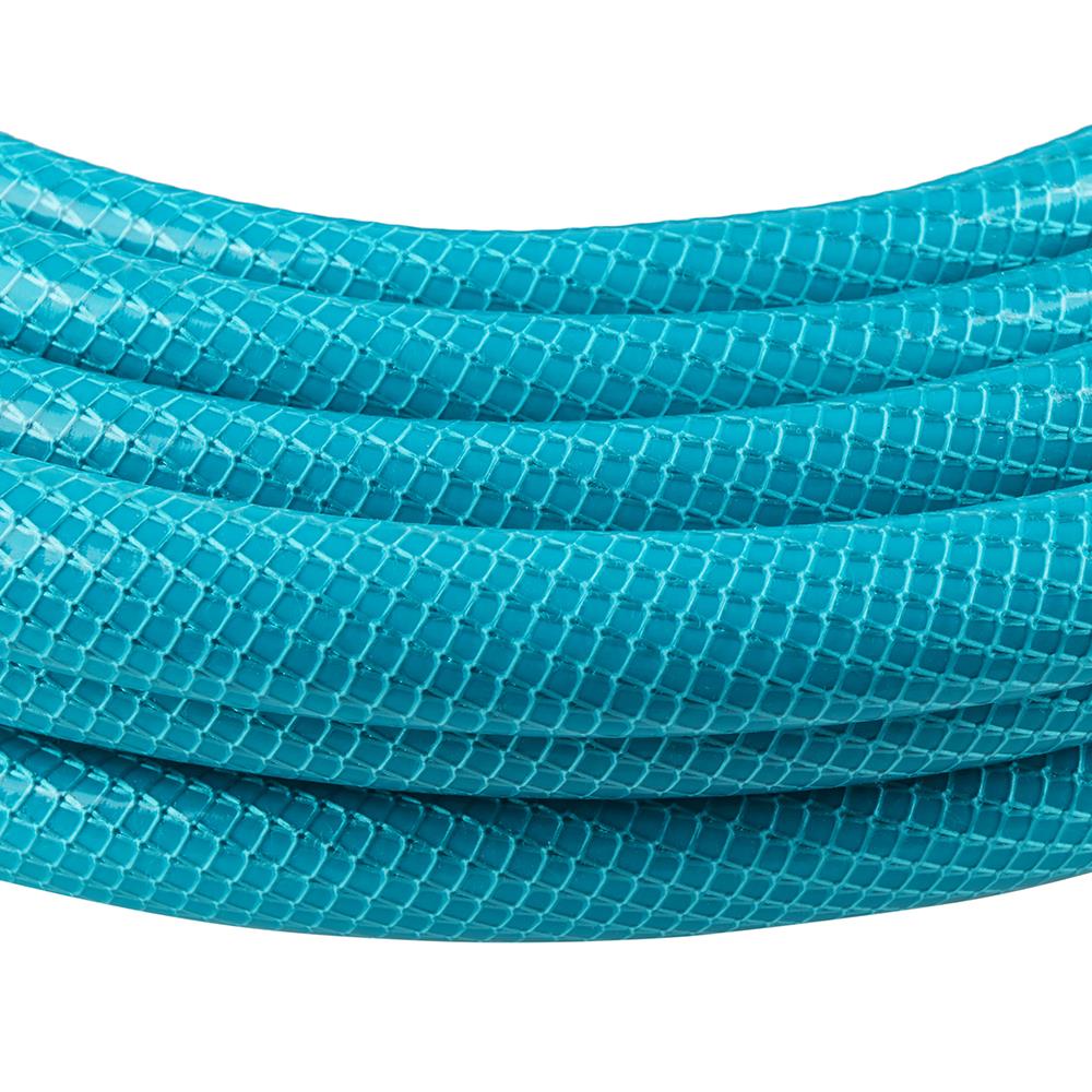 สายยางม้วน SPRING KNITTING 5/8 นิ้วx10 ม. สีฟ้า