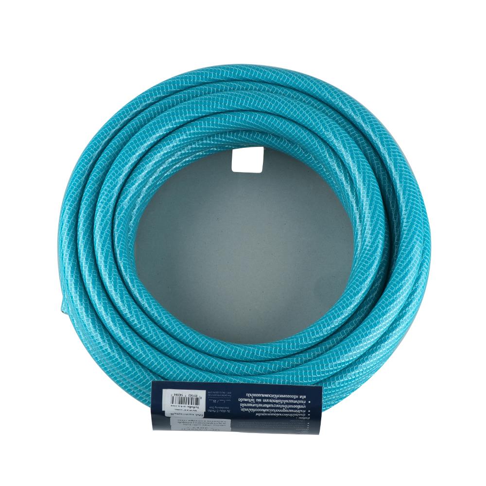 สายยางม้วน SPRING KNITTING 5/8 นิ้วx10 ม. สีฟ้า