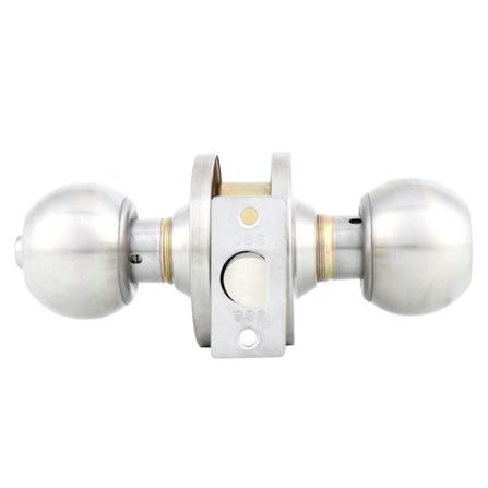 ลูกบิดห้องน้ำ JSS 587SS-BK หัวกลม สีสเตนเลส_1