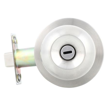 ลูกบิดห้องน้ำ JSS 587SS-BK หัวกลม สีสเตนเลส_2