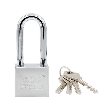 กุญแจลูกปืน ISON 899 CS-40L 40 มม. สีเงิน_0