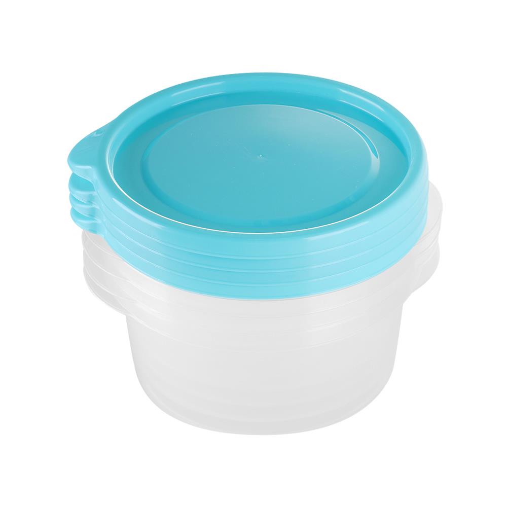 ชุดกล่องอาหารกลม 0.6 ลิตร CHEF BOX 6062 4 ชิ้น