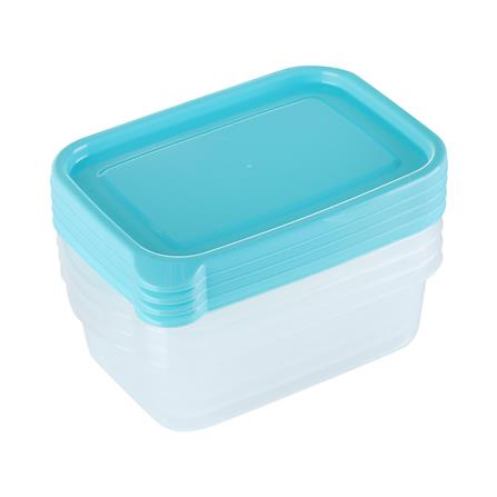 ชุดกล่องอาหารเหลี่ยม 0.6 ลิตร CHEF 6072 4 ชิ้น