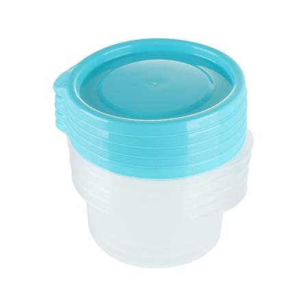 ชุดกล่องอาหารกลม 0.3 ลิตร SUPER LOCK CHEF BOX 6061 5 ชิ้น