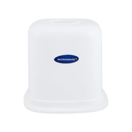 กล่องใส่ทิชชูม้วนเหลี่ยม SUPER LOCK สีขาว_1