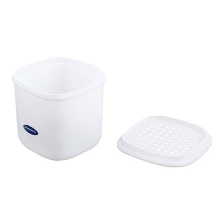 กล่องใส่ทิชชูม้วนเหลี่ยม SUPER LOCK สีขาว_2