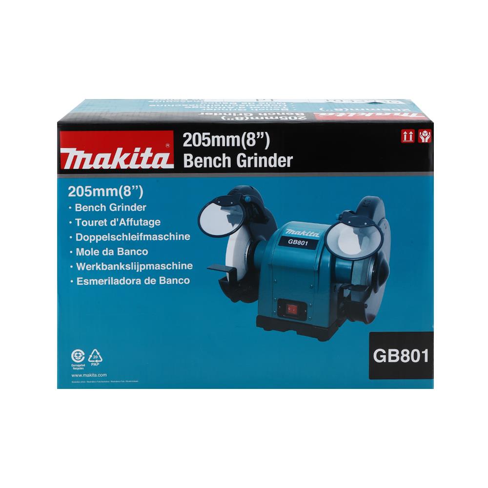 มอเตอร์หินเจียร์ไฟฟ้า MAKITA GB801 8 นิ้ว 550 วัตต์